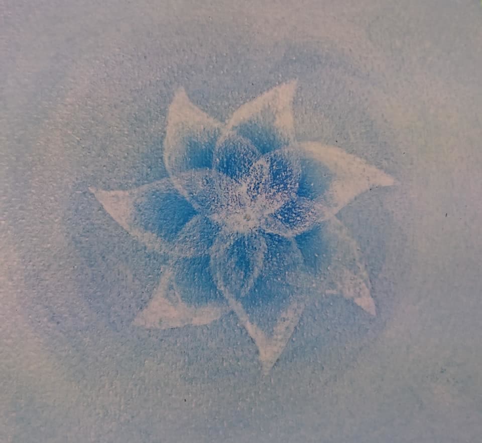 曼陀羅粉彩- 生命之花