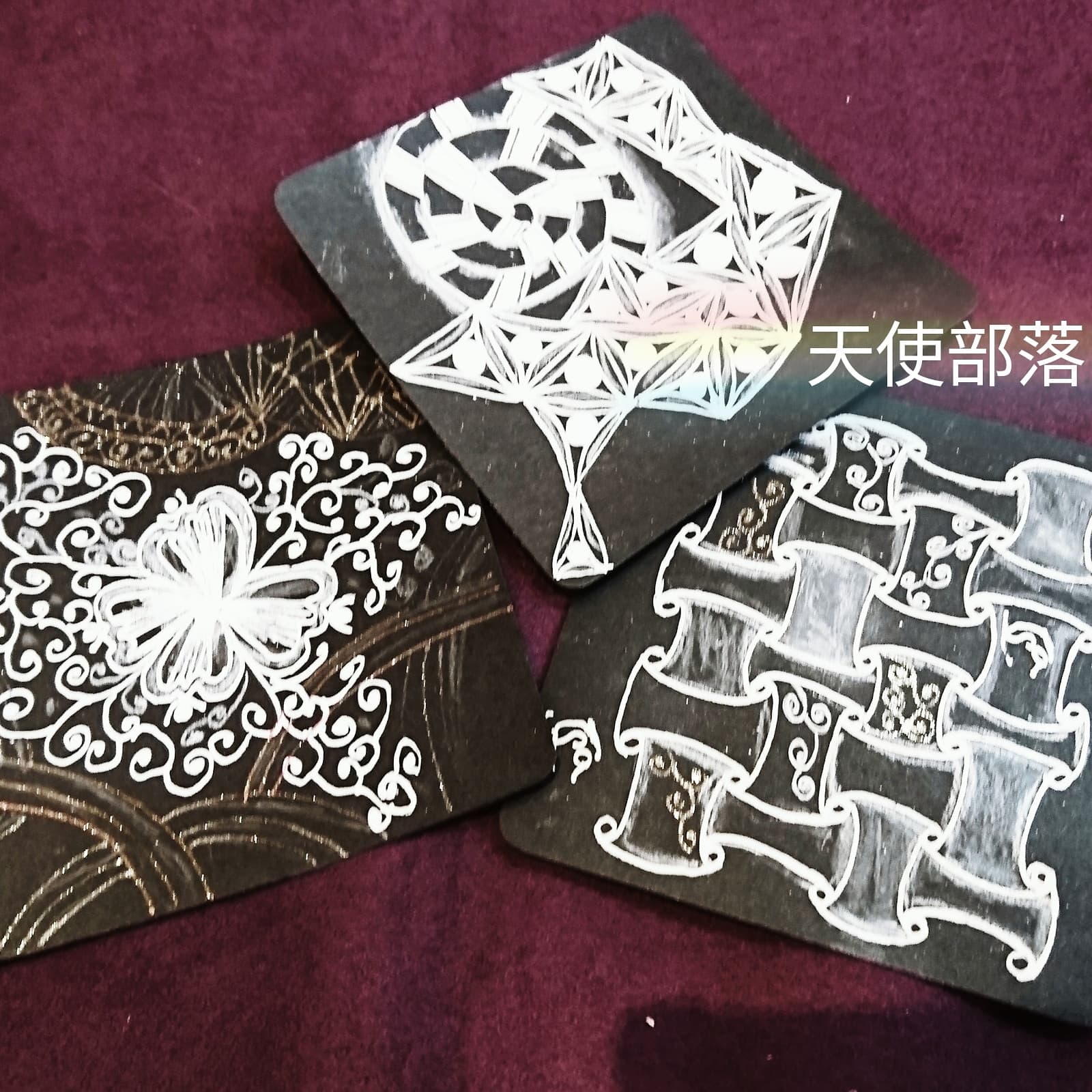 禪繞畫- 黑磚(周五)