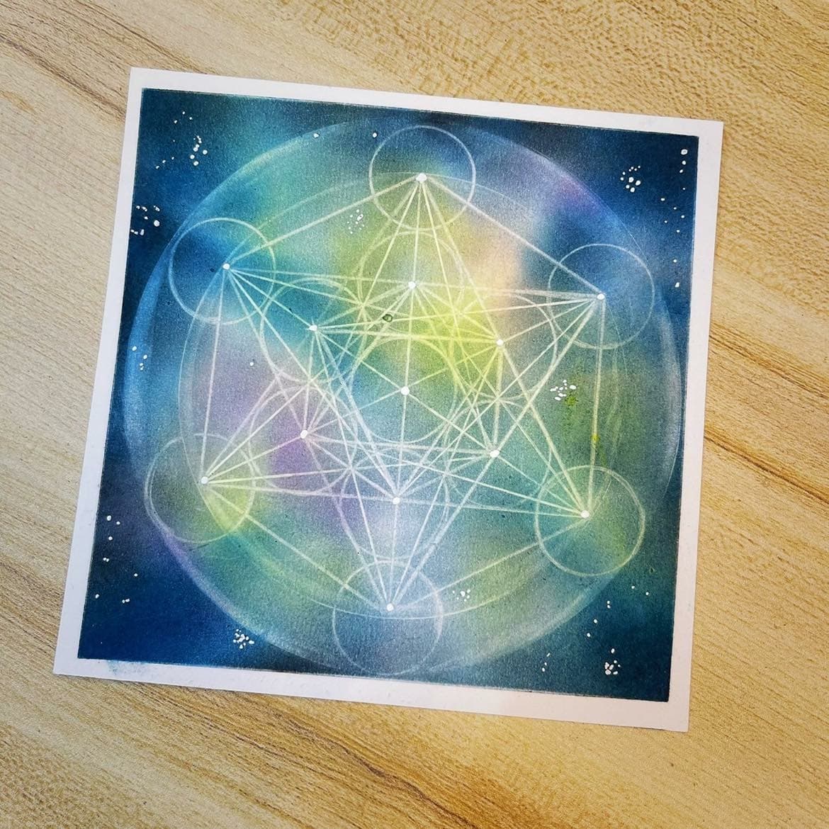 神聖幾何麥達昶立方體粉彩一日課程