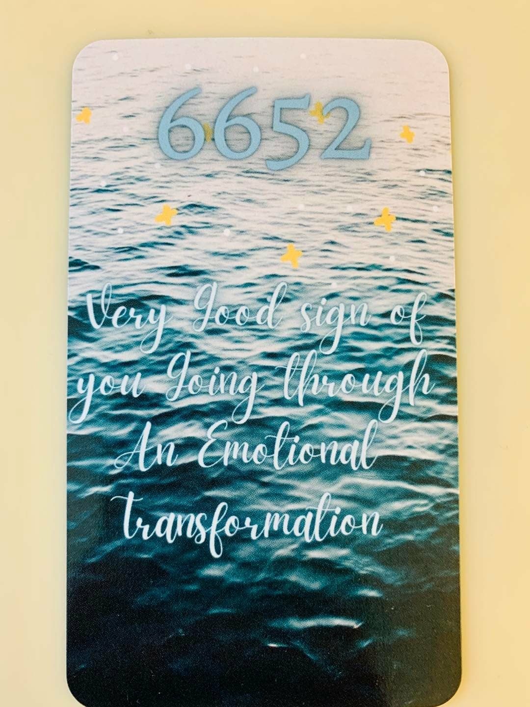 天使數字6652