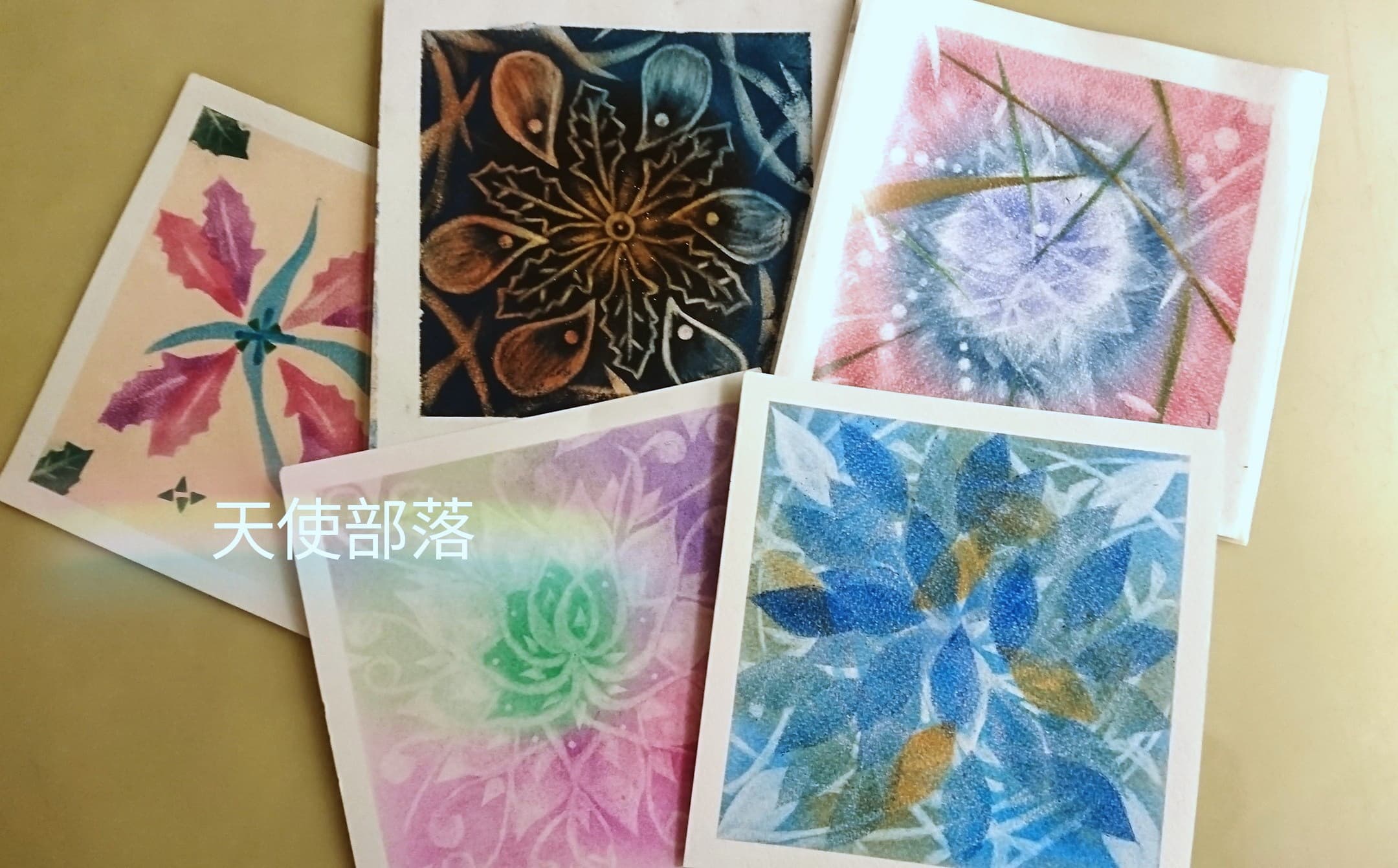 七月曼陀羅粉彩兩天工作坊