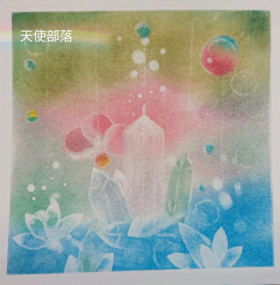 輕粉彩- 出生水晶